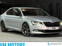 Used Skoda Superb SportLine 150 HP (110 kW) 2017 Silver Hatchback