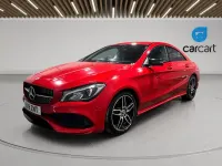 Used Mercedes CLA200 AMG line 136 HP (100 kW) 2018 Red Sedan