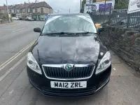 Used Skoda Fabia SE 69 HP (50 kW) 2012 Black Hatchback