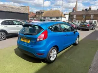 Used Ford Fiesta Zetec 2014 Blue Hatchback