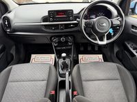 Used Kia Picanto 83 HP (61 kW) 2017 Blue Hatchback