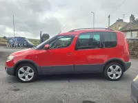 Used Skoda Roomster 105 HP (77 kW) 2008 Red MPV
