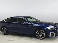 Used Audi A5 S-Line 204 HP (150 kW) 2020 Blue Hatchback