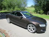 Used Audi A5 Cabriolet S-Line 2011 Brown Cabriolet