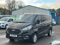 Used Ford Transit Custom Limited 130 HP (95 kW) 2021 Black Van