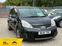 Used Nissan Note N-TEC 110 HP (80 kW) 2012 Black Hatchback