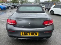 Used Mercedes C220 AMG Line Premium Plus 170 HP (125 kW) 2017 Grey Cabriolet