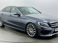 Used Mercedes C220 AMG line 170 HP (125 kW) 2015 Grey Sedan