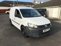 Used VW Caddy 75 HP (55 kW) 2012 White MPV