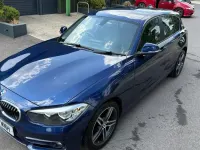 Used BMW 116 Sport Line 2018 Blue Hatchback
