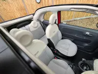Used Fiat 500C Lounge 2015 Red Cabriolet