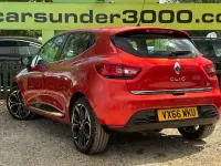 Used Renault Clio Dynamique 90 HP (66 kW) 2016 Red Hatchback