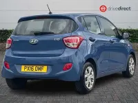 Used Hyundai i10 67 HP (49 kW) 2016 Blue Hatchback