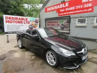 Used Mercedes E220 AMG 2014 Black Cabriolet