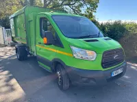 Used Ford Transit 100 HP (73 kW) 2016 Green Cabriolet