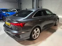 Begagnad Audi A3 S-Line 150 HK (110 kW) 2020 Grå Sedan