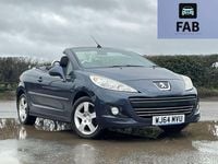 Used Peugeot 207 CC Active 2014 Blue Cabriolet