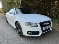 Used Audi A5 Cabriolet S-Line 211 HP (155 kW) 2010 White Cabriolet