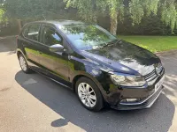 Used VW Polo SE 90 HP (66 kW) 2015 Black Hatchback