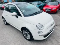Used Fiat 500 Lounge 69 HP (50 kW) 2013 White Hatchback