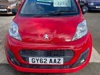 Used Peugeot 107 Active 68 HP (50 kW) 2012 Red Hatchback