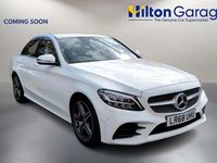 Used Mercedes C300 AMG line 2018 White Sedan