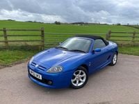 Used MG TF 119 HP (87 kW) 2002 Blue Cabriolet