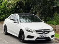 Used Mercedes E220 AMG Line Premium 177 HP (130 kW) 2014 White Sedan