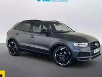 Begagnad Audi Q3 Black Edition 184 HK (135 kW) 2017 Grå SUV