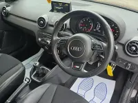 Used Audi A1 Sportback S-Line 125 HP (91 kW) 2017 Black Hatchback