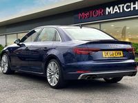 Used Audi S4 Advanced 354 HP (260 kW) 2018 Blue Sedan