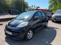 Used Peugeot 107 Sport 68 HP (50 kW) 2007 Black Hatchback