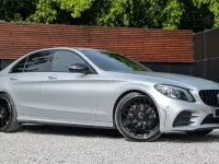 Used Mercedes C220 AMG line 2021 Silver Sedan