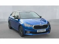Used Skoda Fabia Colour Edition 95 HP (69 kW) 2023 Race blue metallic  black roof  Hatchback