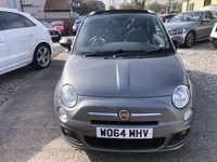 Used Fiat 500C S 69 HP (50 kW) 2015 Grey Cabriolet