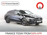 Used Mercedes CLA250e Shooting Brake AMG line 218 HP (160 kW) 2022 Black Estate