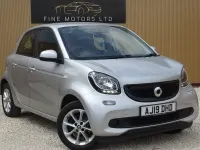 Used Smart ForFour Passion 71 HP (52 kW) 2019 Silver Hatchback