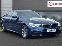 Used BMW 520 M Sport 184 HP (135 kW) 2020 Blue Sedan