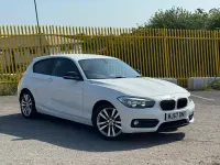 Used BMW 118 Sport Line 2017 White Hatchback