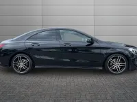 Used Mercedes CLA220 AMG line 177 HP (130 kW) 2017 Black Coupe