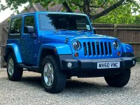 Used Jeep Wrangler Sahara 2010 Blue SUV