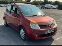 Used Renault Modus Dynamique 112 HP (82 kW) 2005 Red MPV