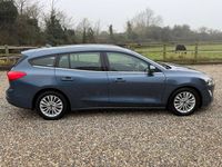 Used Ford Focus Titanium 120 HP (88 kW) 2019 Blue Estate