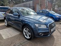 Used Audi Q5 S-line plus 190 HP (139 kW) 2017 Blue SUV