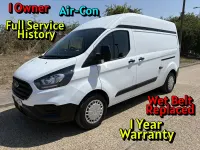 Used Ford Transit Custom 130 HP (95 kW) 2018 White Van