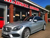 Used Mercedes C200 AMG Line Premium 184 HP (135 kW) 2016 Silver Sedan