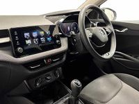 Used Skoda Fabia Colour Edition 80 HP (58 kW) 2024 Moon white metallic black magic pearl effect Hatchback