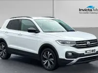 Used VW T-Cross Black Edition 95 HP (69 kW) 2023 White SUV
