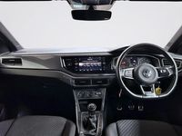 Used VW Polo R-line 95 HP (69 kW) 2019 Blue Hatchback