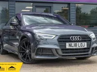 Used Audi A3 Black Edition 150 HP (110 kW) 2018 Grey Sedan